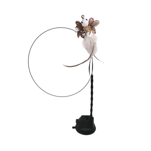 Rebound Bird Cat Toy — Woodland Bloom bird style